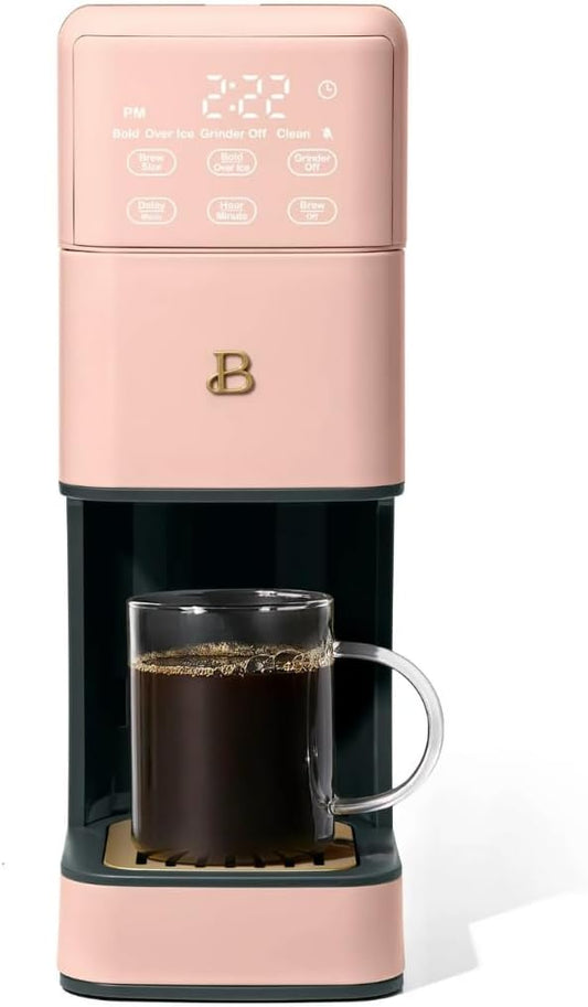 Beautiful Perfect Grinder Programmable Single Serve Coffee Maker, Rose
