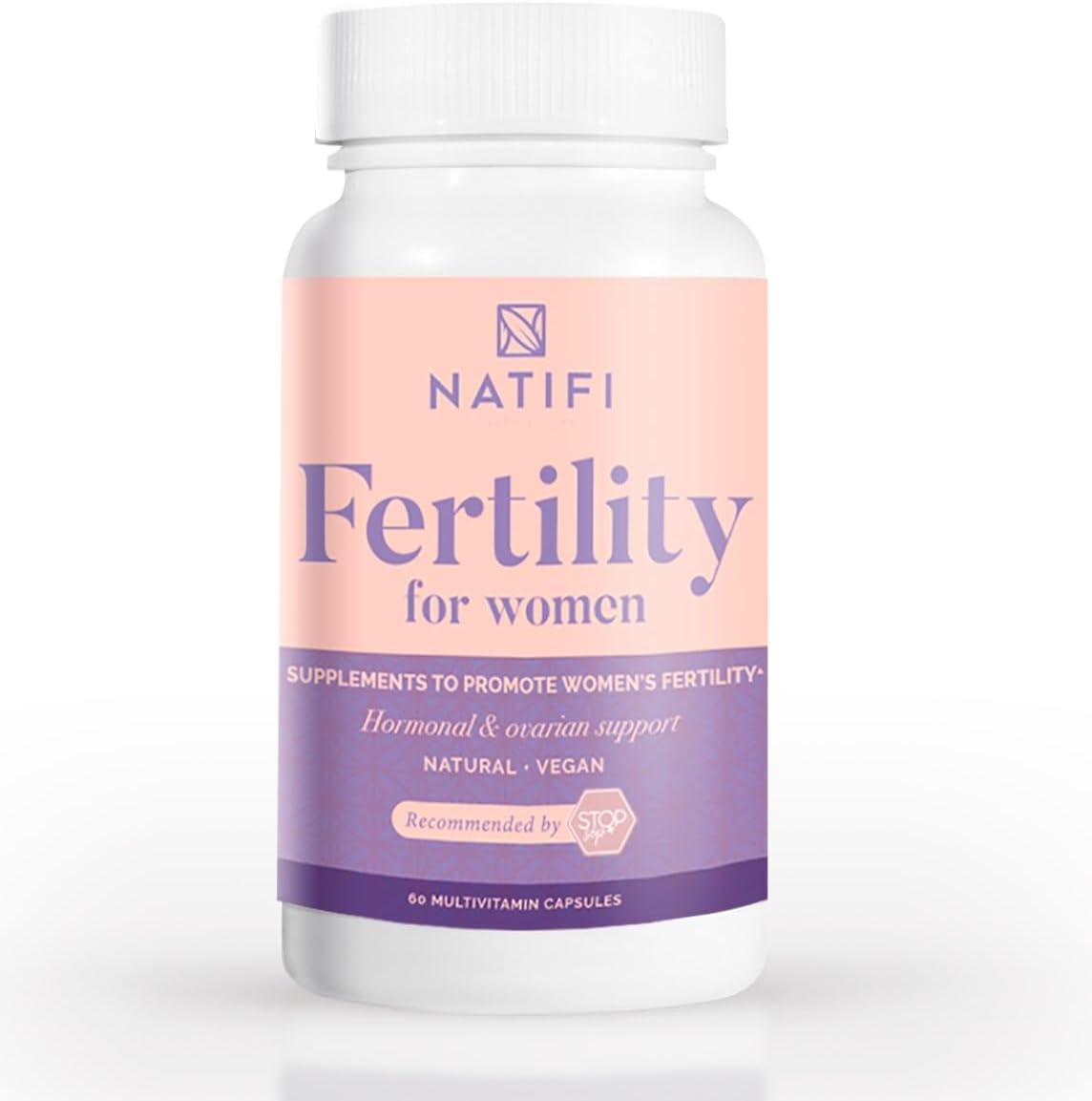Natifi Conception Fertility Prenatal Vitamins Regulate Cycles, Balance Hormones, Aid Ovulation. Conception Multivitamin for Women. Healthier Pregnancy -60 Capsules- Folic Acid, Myo Inositol, Vitex.