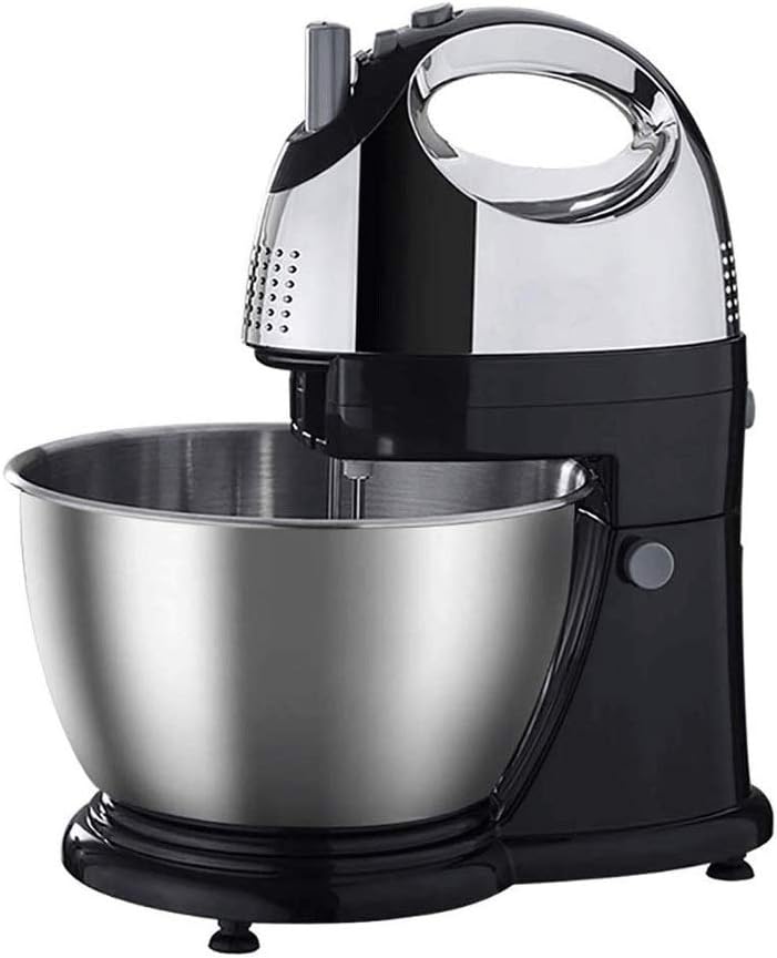 Desktop Electric Multifunctional Eggbeater Mixer, 300W High Power Motor, 5-Speed Gear Adjustment