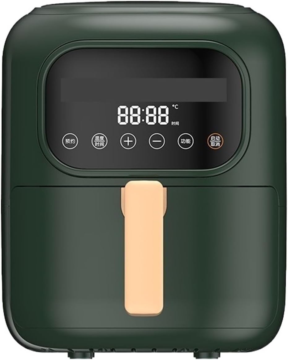 Food essentials and family helpers Smart Air Fryer Electric Air Fryer Oil Free Electric Frying Pan Air Fryer 220V Smart assistant Enjoy life (Color : Green, Size : UK)