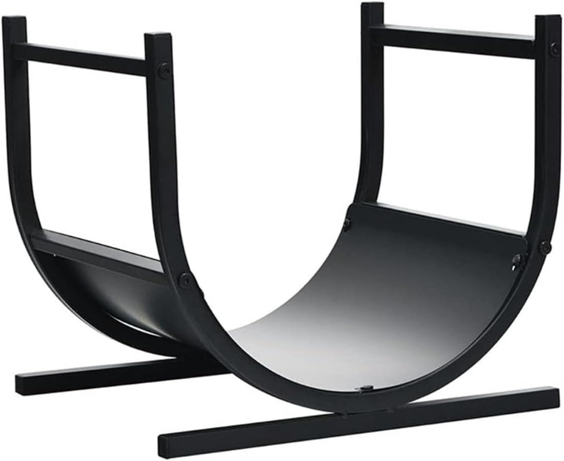 Firewood Rack Bracket Outdoor Firewood Rack, Wear-Resistant and Sturdy U-Shaped Design Firewood Rack Suitable for Backyard and Living Room Firewood Storage,