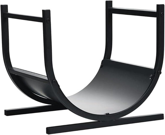 Firewood Rack Bracket Outdoor Firewood Rack, Wear-Resistant and Sturdy U-Shaped Design Firewood Rack Suitable for Backyard and Living Room Firewood Storage,