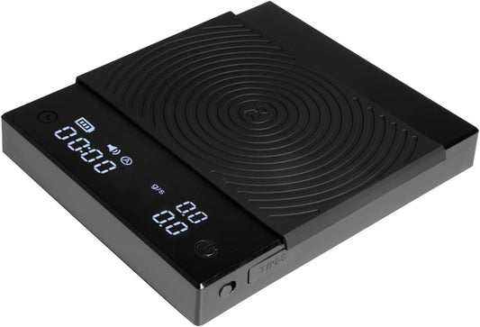 TIMEMORE Coffee Scale Basic 2.0 Electronic Espresso Scale with Water Flow Rate and Timer Function, Free Switching of Ounce\/kg Units, Digital Scale for Kitchen\/Baking\/Cooking, Black
