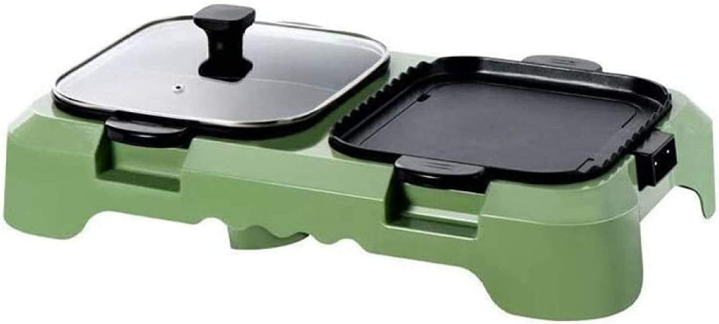 Separate Shabu-shabu-roasting Hot Pot All-in-one Household Smoke-free and Less-oil Barbecue Barbecue Tray Independent Adjustable