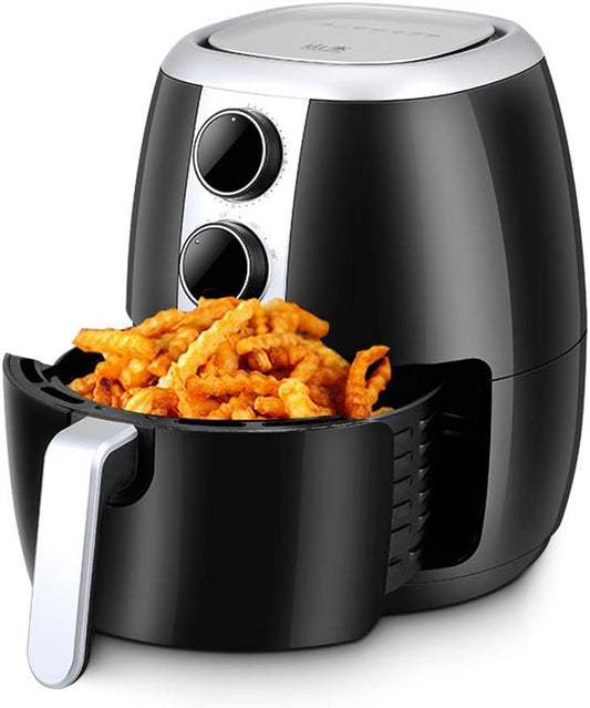 MIAO@LONG Air Fryer Intelligent Timing Temperature Control Rapid Air Cycle Technology 3.5 L Capacity Frying Pot for Healthy Oil Free Cooking