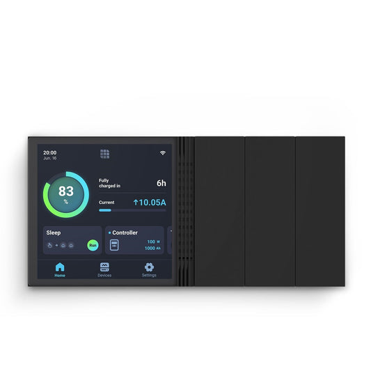 Renogy ONE M1 Energy Monitoring System with 4-inch Touch Screen Display, Real-Time Data, and Remote Control Capability RMS-LP4-US
