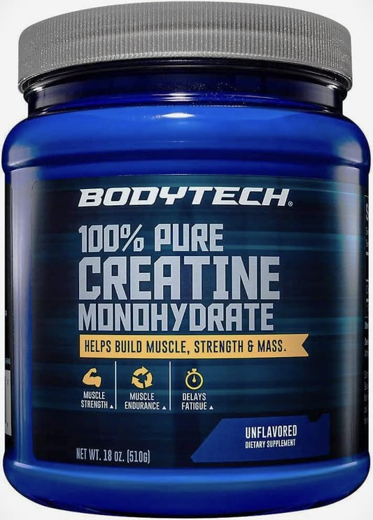 Body.Tech 100% Pure Creatine Monohydrate Powder(18oz/102 Servings)