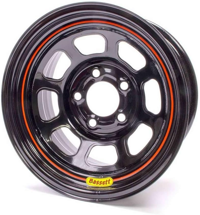 Bassett D-Hole Lightweight 15x10 in 5x5.00 Black Wheel Rim P/N 50S53