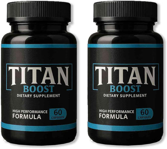 Titan Boost for Drive \u2013 Titan Boost for Stamina \u2013 Natural Energy & Confidence Support Supplement