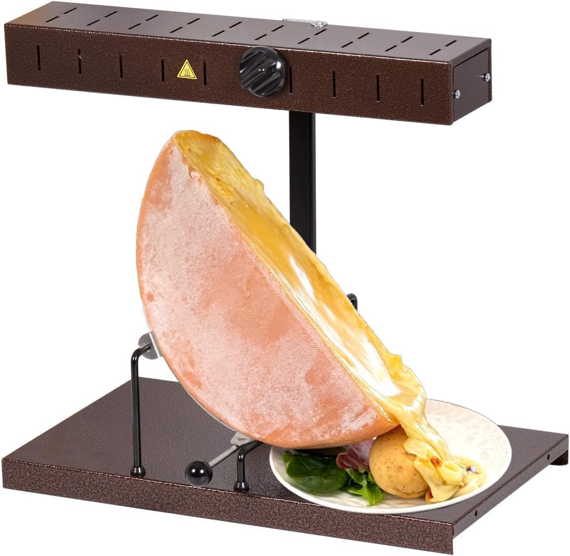BRON COUCKE - Commercial Raclette Cheese Melter "Alpage" - Traditional French Raclette for Half Wheel - European settings - 230V - EU Cord