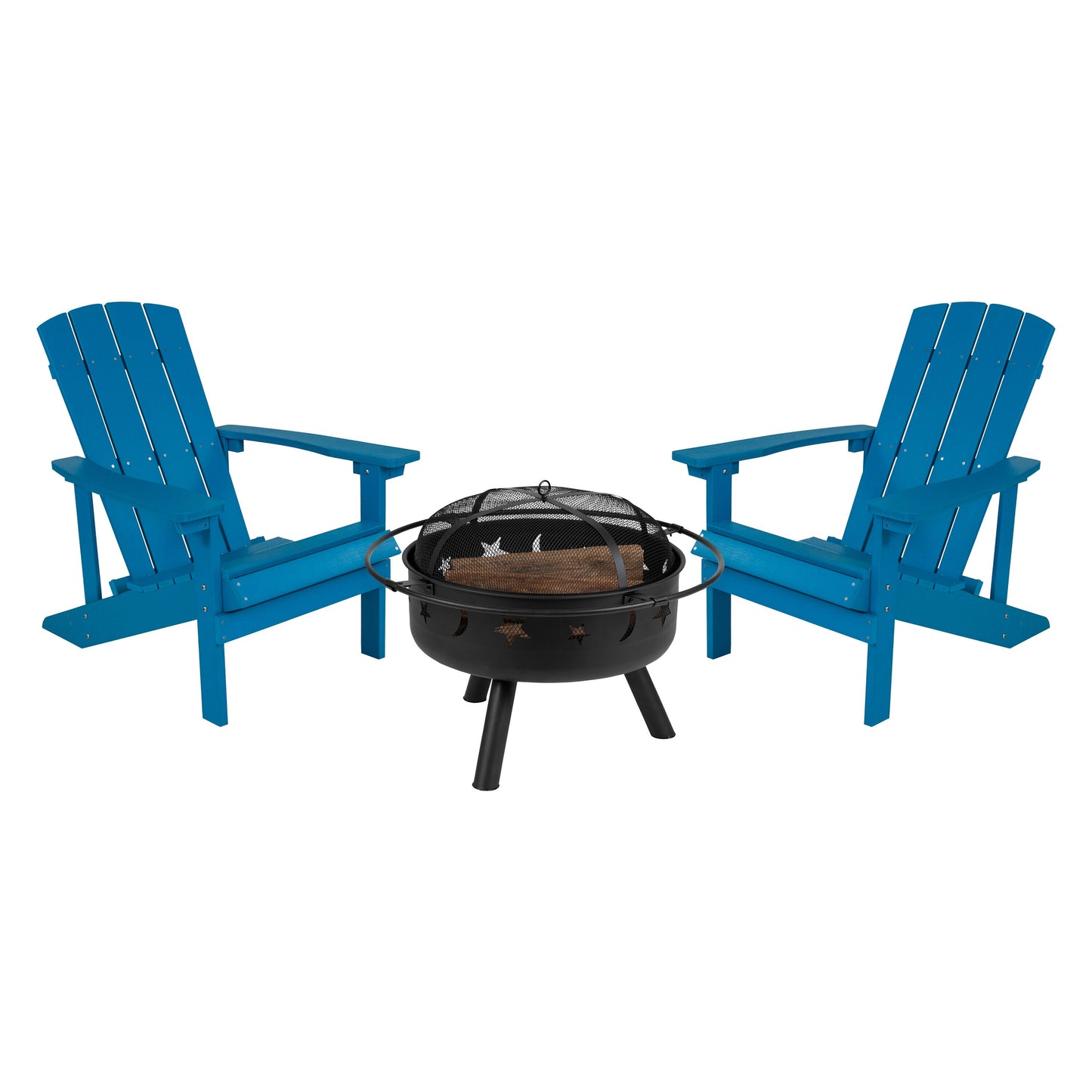 Flash Furniture Charlestown 3 -Piece Patio Conversation Set
