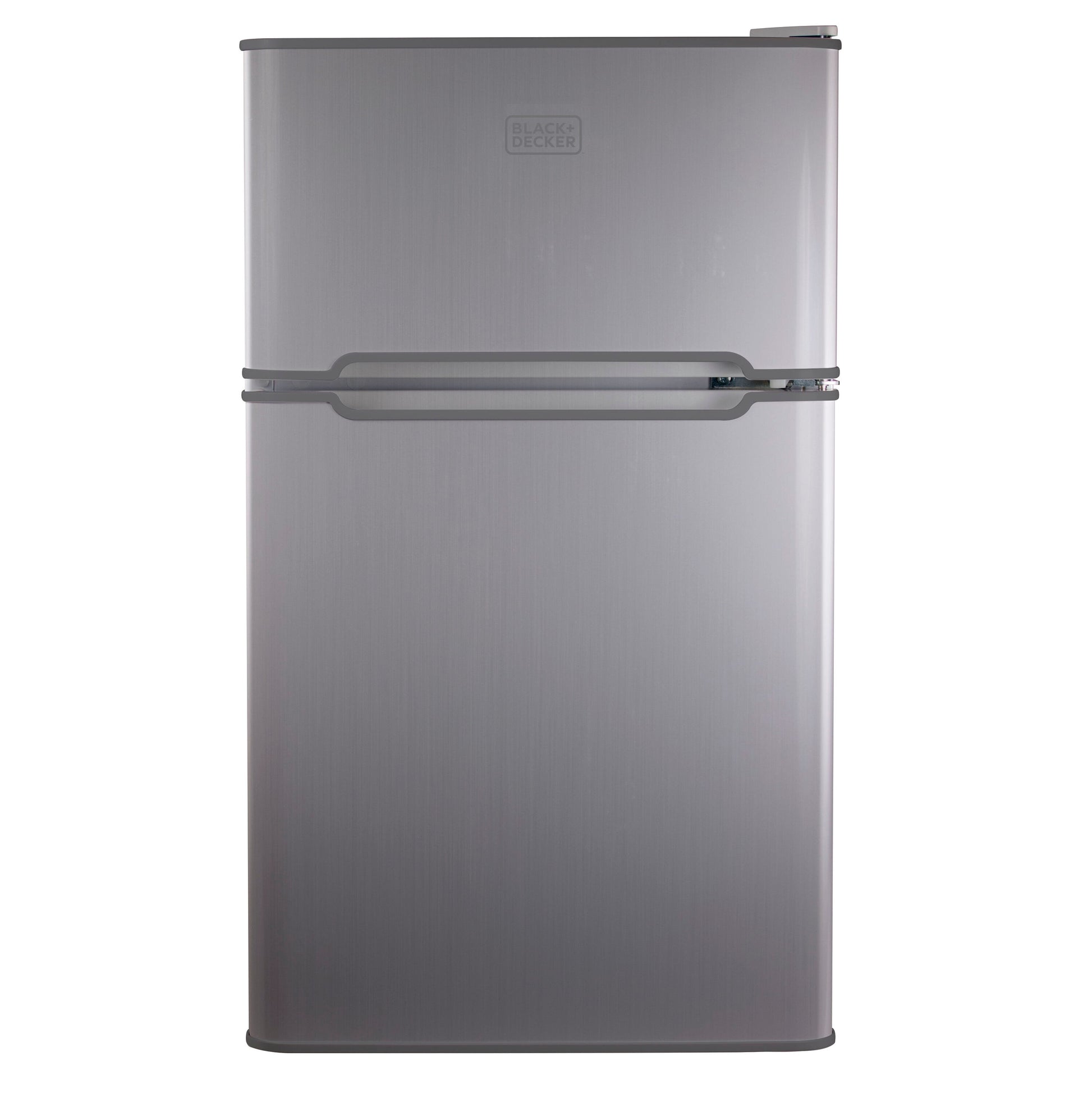 BLACK+DECKER 3.1-cu ft Mini Fridge with Freezer ( Stainless Steel ) Garage Ready ENERGY STAR