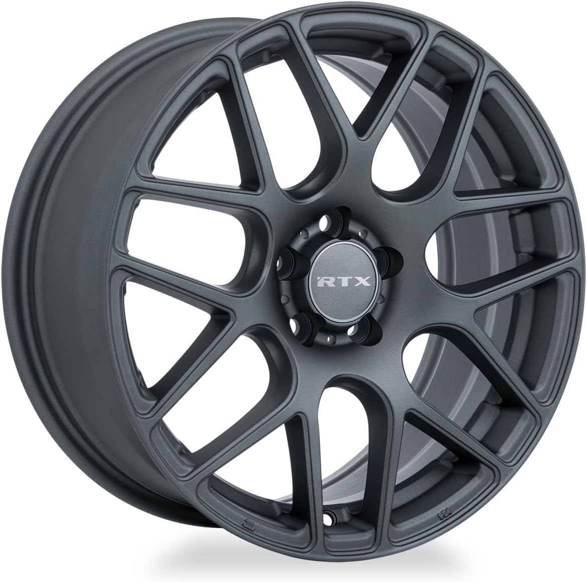 RTX ENVY Custom Wheel - 17x7.5, 38 Offset, 5x114.3 Bolt Pattern, 73.1mm Hub - Matte Gunmetal Rim