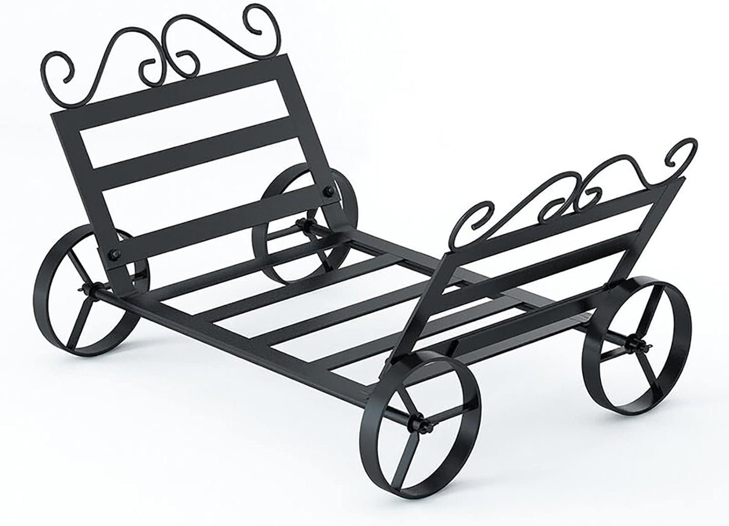 Firewood Rack Firewood Racks Car Shape Firewood Holders, Logs Storage Stand for Patio Deck Fireplace Tool Shed, Living Room Wood Pile Organizer in Simple Style,(