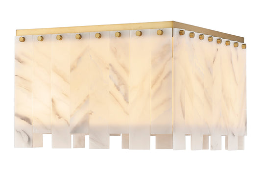 Z-Lite Viviana 6 -Light 17.5-in Oil rubbed Brass Flush Mount Light