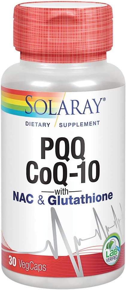 Solaray PQQ CoQ10, Heart Health Support, 30ct
