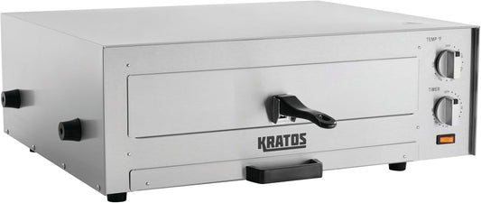 Kratos 29M-036 16" Commercial Electric Countertop Pizza Oven, 120V, 1700 Watts, Stainless Steel Pizza Oven for Restaurants, Cooks Pizzas Up to 16" Diameter