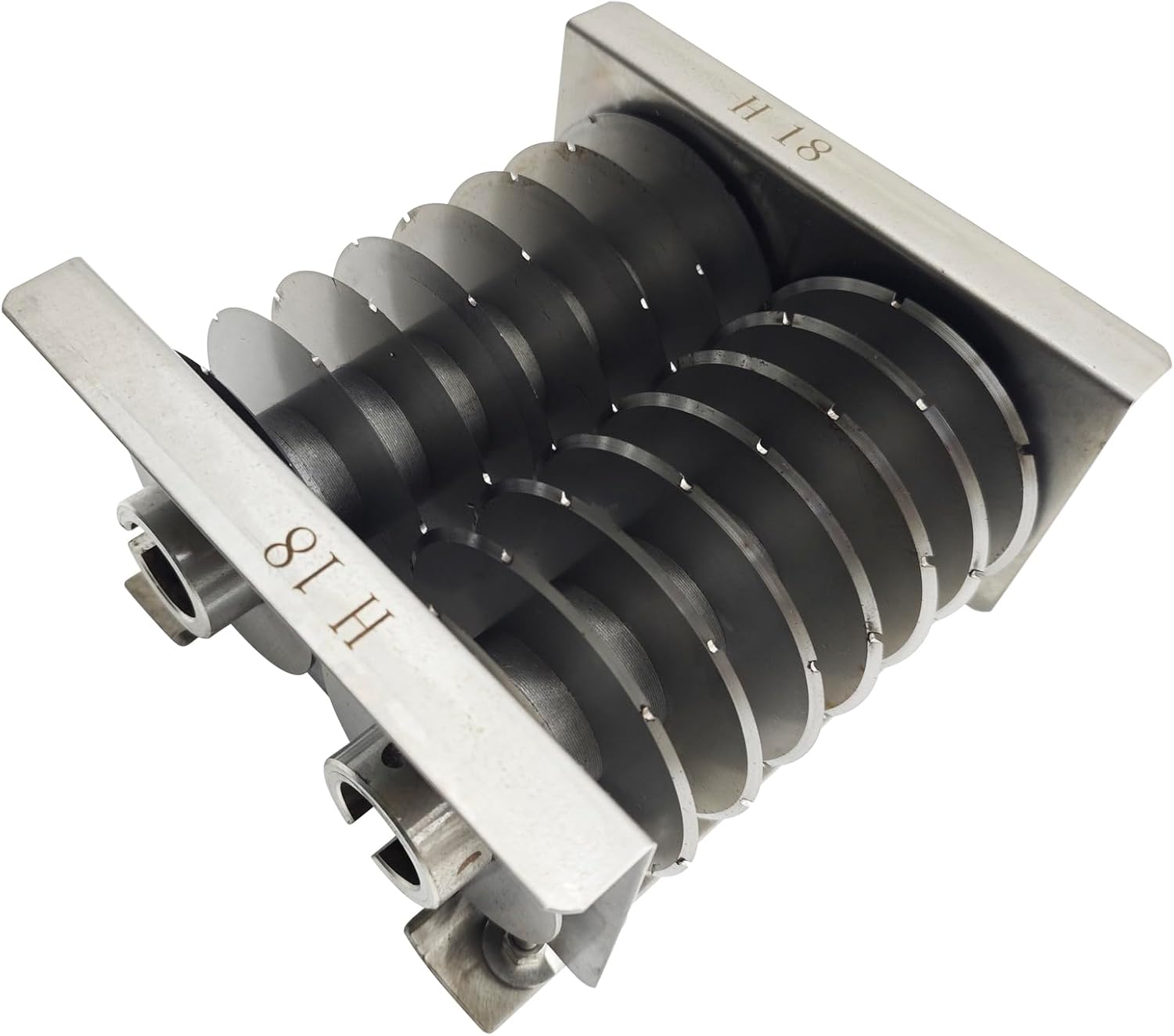 INTSUPERMAI Only Blade 18mm for QE QH QSJ-A 110V Commercial Meat Cutting Machine Meat Slicer 500KG/H