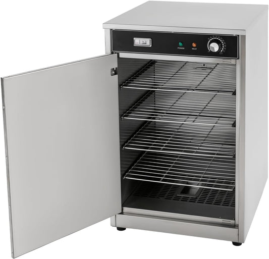 Commercial Hot Box Food Warmer Cabinet, 110V, 660W 5-Shelf Electric Heater Box for Food, Countertop Oven Food Warmer w\/Thermometer and Adjustable Thermostat for Pizza, Pretzel and Chicken