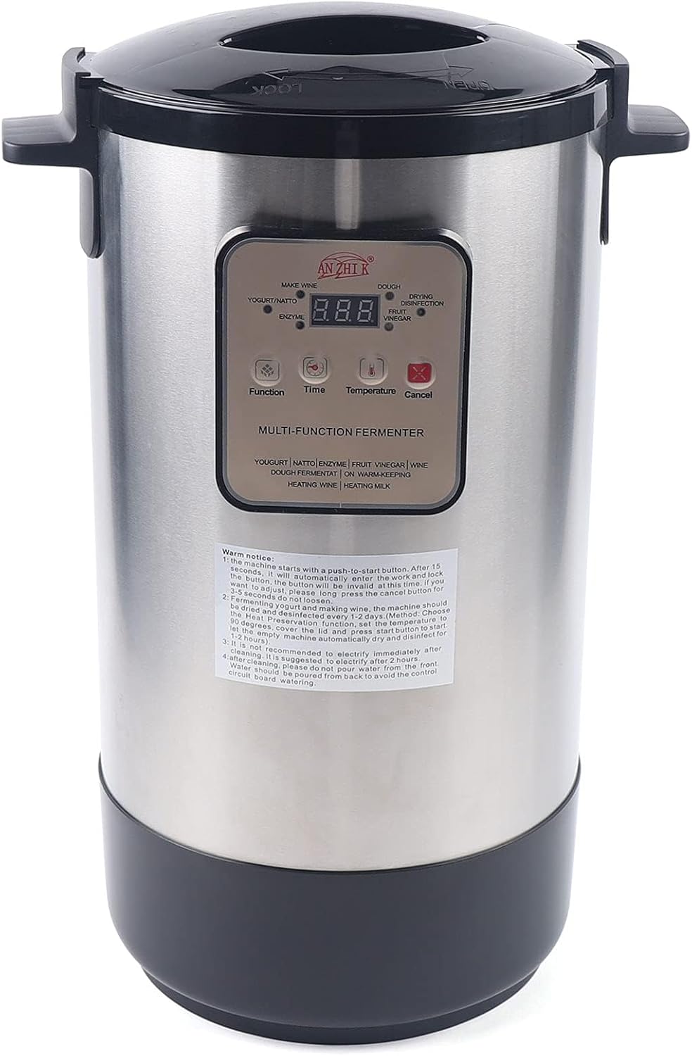 Automatic Fermentation Machine, Stainless Steel Inner Pot Yogurt Maker with Intelligent Time Temp Control, Cheese Maker Fermenter for Yogurt
