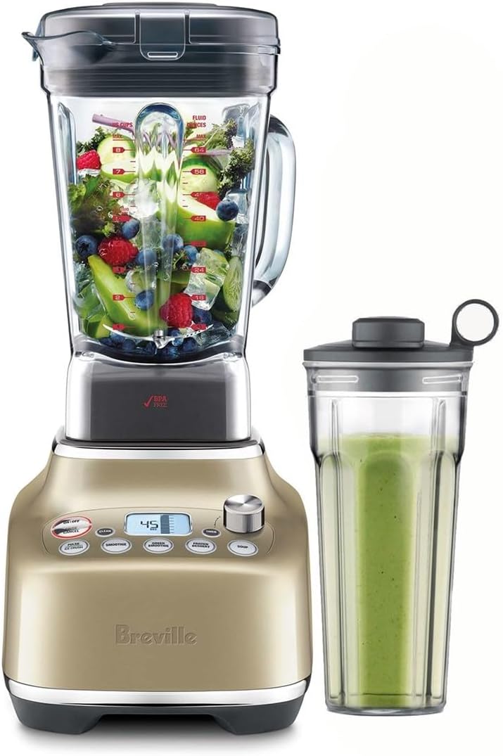 Breville BBL920RCH Super Q Commercial-Grade Home Blender, Royal Champagne