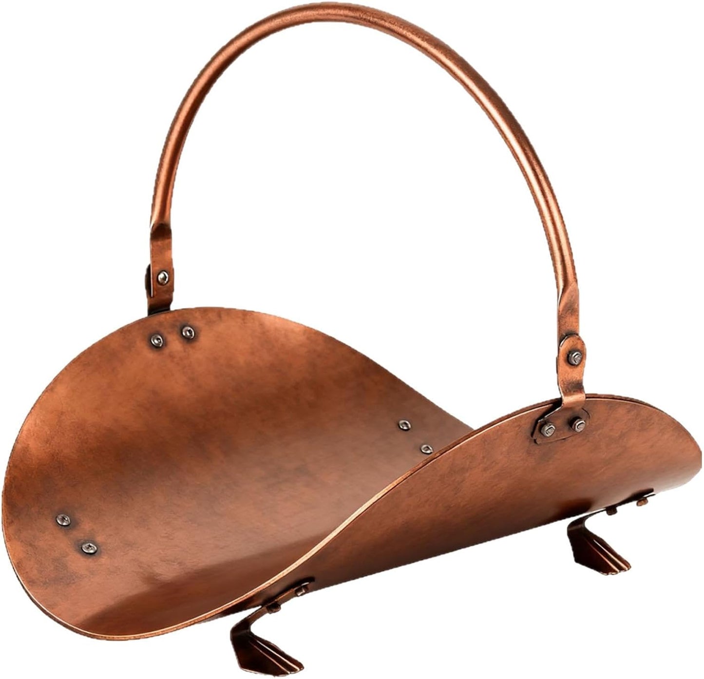 Qianly Firewood Rack, Fireplace Wood Storage Holder Lumber Carrier Organizer Heavy Duty Metal Outdoor Logs Stand Stacker Holder