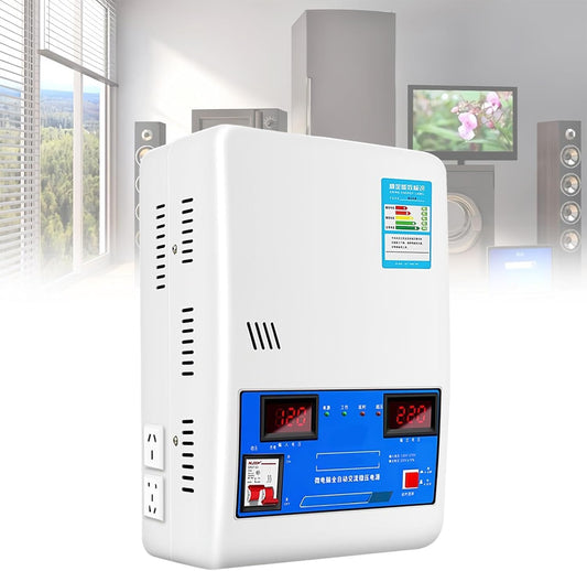 TDSYOCG Fully Automatic Voltage Stabilizer 15000W-30000W, AC Voltage Regulator for Whole House & Home Power Supply, Ultra Low Voltage Correction for Household Appliances