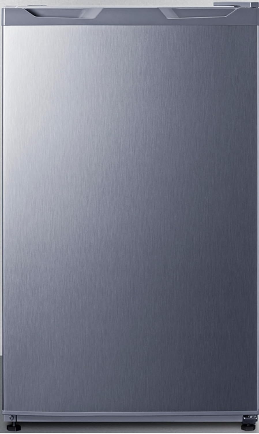 Summit 19\u201D Refrigerator Freezer, Compact Refrigerator, Counter Height Refrigerator, 3.1 cu.ft. Capacity, Stainless Steel- CM42PL (Standard, Rignt Hand Door)