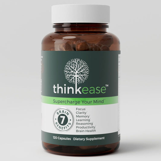 Brain Supplement (120 Capsules) | Memory, Mental Clarity, Focus, Cognitive Performance | Nootropic Supplement with L-Theanine, Acetyl L-Carnitine, Phosphatidylserine, Lion's Mane & More