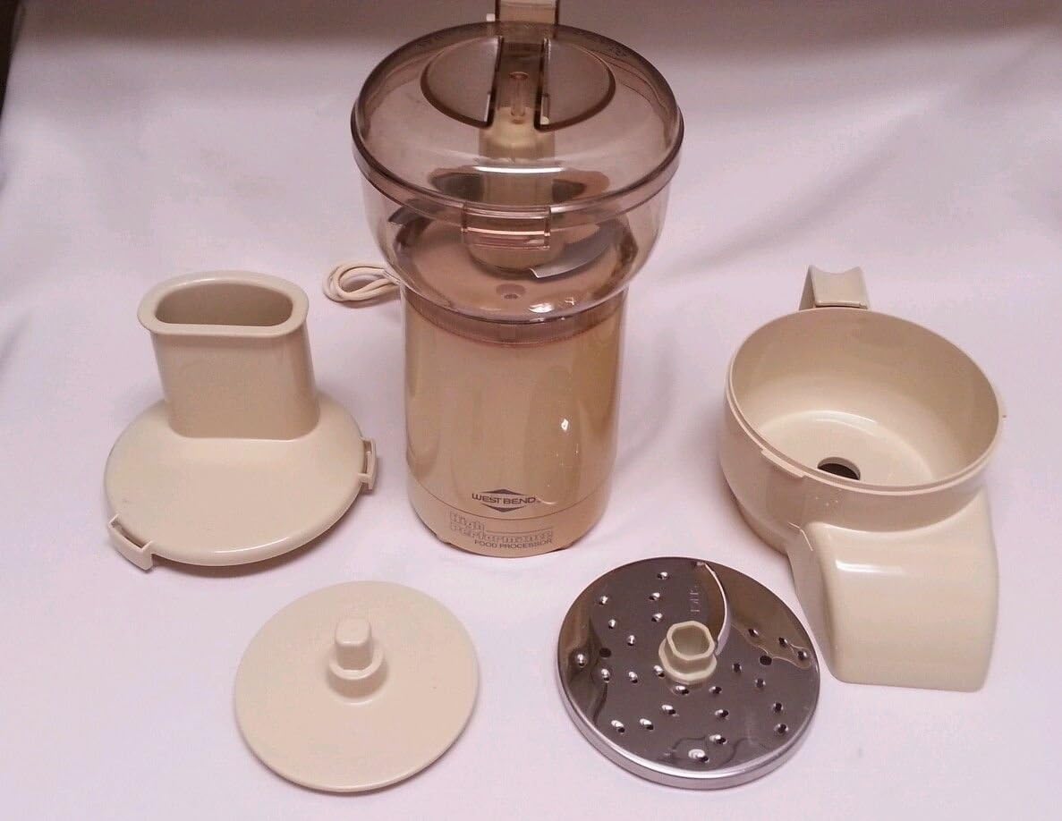 Vintage 1980s West Bend High Performance Food Processor 6500x