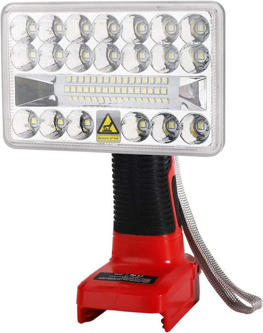 for Craftsman Light 18W 2000LM LED Work Light for Craftsman V20 Lithium Battery CMCB204 Portable Spotlight and Floodlights with USB-A Output for Camping Jobsite
