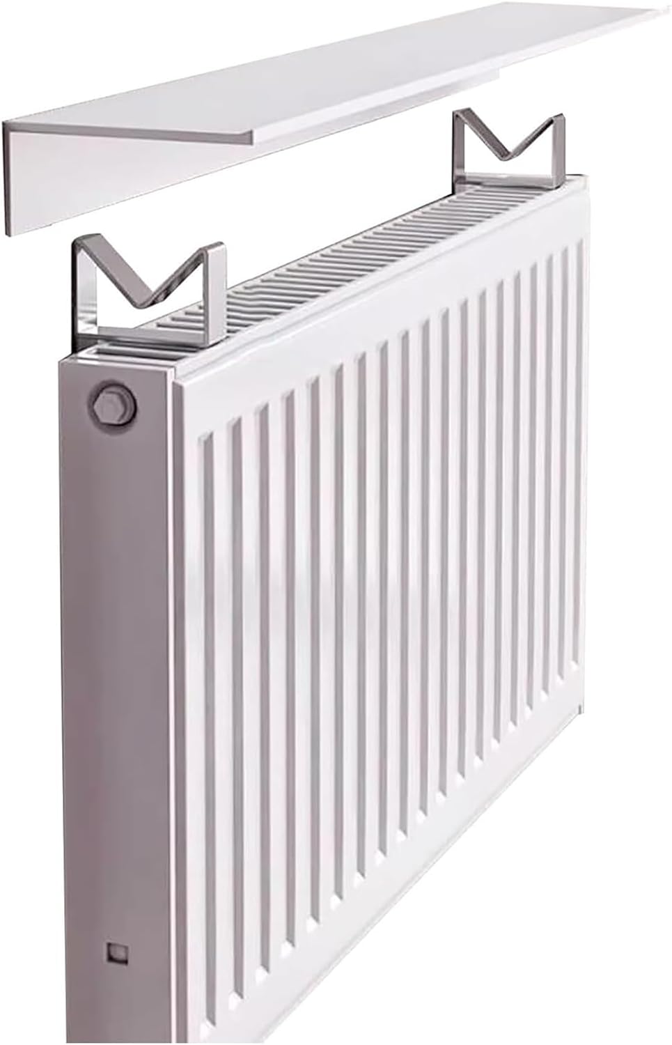 Radiator cover for old radiator，Radiator cabinet， Radiator Cover Aluminum Top Shelf Splicable for Dining Room\/Farmhouse\/Studio(L 50cm\/19.7in(1 section))