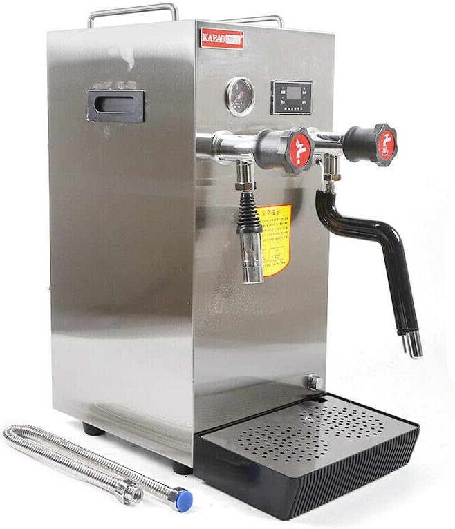 8L Commercial Steam Water Boiling Machine,Multi-Purpose Milk Frother, Coffee Milk Foam/Bubble Maker,Full-Automatic Steam Boiling Water Frothing Machine(110V 2500W)