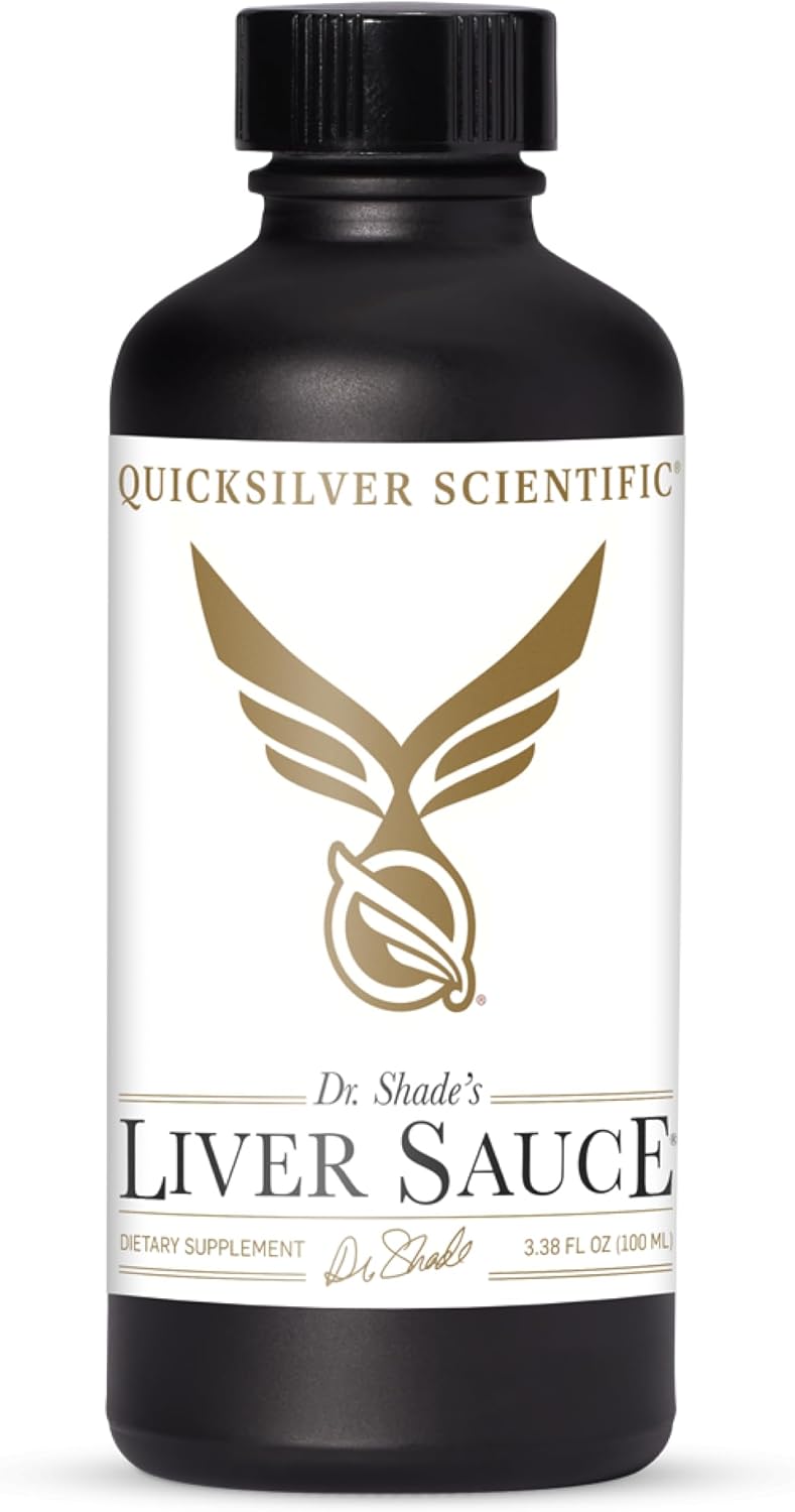 Quicksilver Scientific Liver Sauce - Liposomal Liver Detox with DIM, Quercetin, Lipoic Acid, Milk Thistle and Dandelion Root Supplement - Supports Bile & Toxin Momentum (100 ml / 3.38 oz)