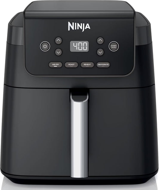 Ninja Air Fryer Pro XL, 6.5 Qt, 4-in-1 Functions, Air Crisp Technology 400°F, Air Fry Roast Reheat Dehydrate, Nonstick, Dishwasher Safe (Black 6.5QT)