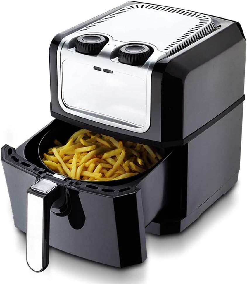 MLL Air Fryer 1400W (3.2L Frying pan) Precision Temperature Control All-Round Fries Fryer Oil-Free smokeless for Health Low Fat Fried Food