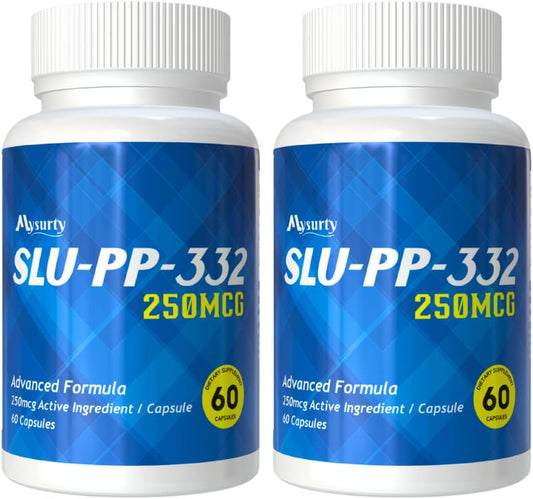 𝐒𝐋𝐔-𝐏𝐏-𝟑𝟑𝟐 Supplement, 250 MCG Per Capsules, Capsules for Men and Women, 120 Capsule (Pack 2)