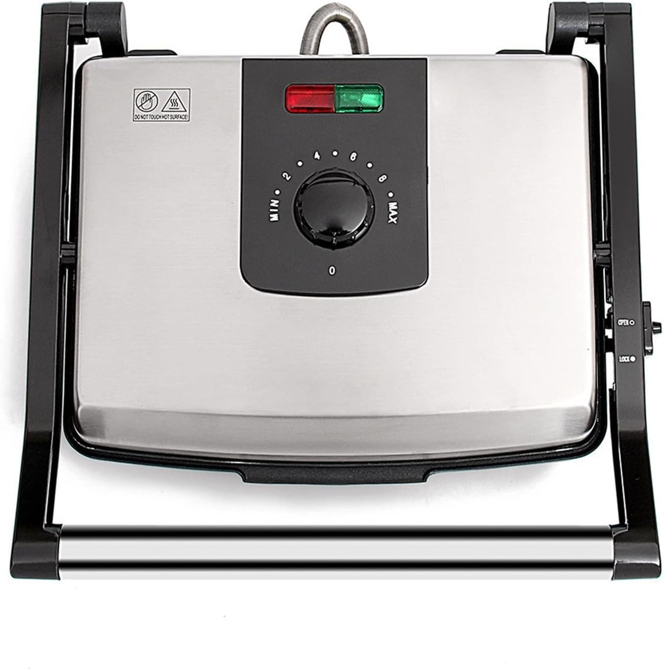 Electric Griddles， Grill Electric Barbecue Grill Household Smokeless Multifunction Non-stick Barbecue Electric Grill Pan-shabu Barbecue Machine (Color : Black, Size : AU)