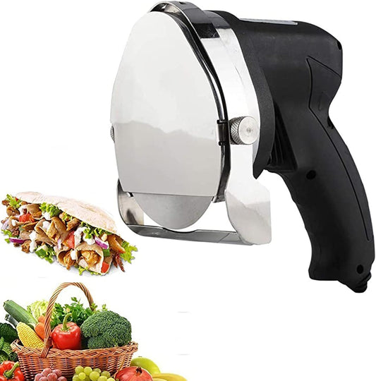 Machine,Electric Kebab Knife Stainless Steel Kebab Slicer Professional Barbecue Knife Doner Kebab Cutter Adjustable Thickness Fast Cutting,For Restaurants,Cafeterias,Homes,A