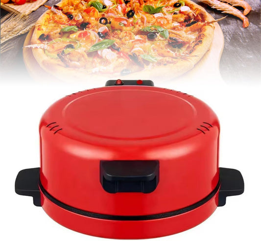 Pizza Maker, 12" Electric Pizza Oven with Timer Temperatures Control, for Pizzas Pancake Cookies for Indoor or Outdoor Parties