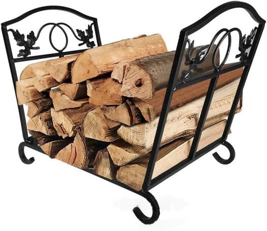 Firewood rack Fireplace Stand Folding Firewood Holder Heavy Iron Storage Rack Firewood storage rack