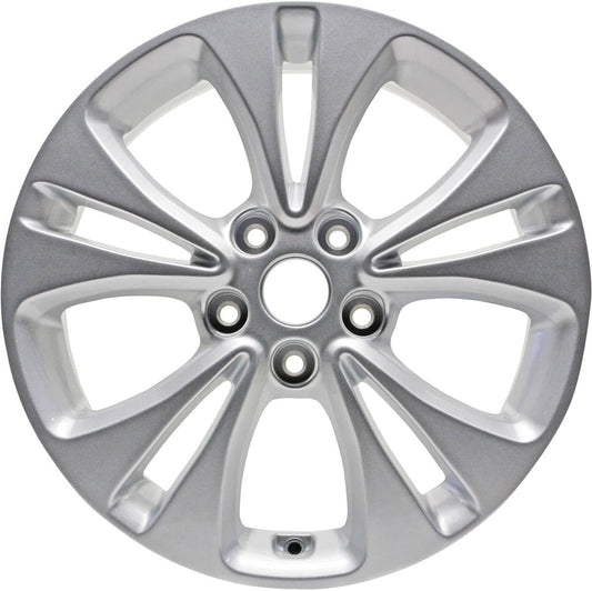 Partsynergy Replacement For New 17 Inch Aluminum Wheel Rim Fits 2014-2016 Kia Soul 5 Lug 115mm 10 Spokes 17x6.5 inch