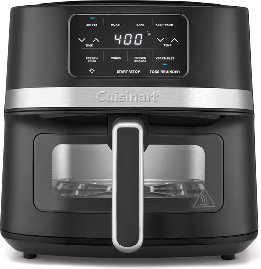 Cuisinart 4.5-Qt Basket Air Fryer, Interior light, Dishwasher-Safe Parts, 4 Presets, Roast, Bake, Broil, Air Fry & Keep Warm for Quick & Easy Meals (AIR-160C)