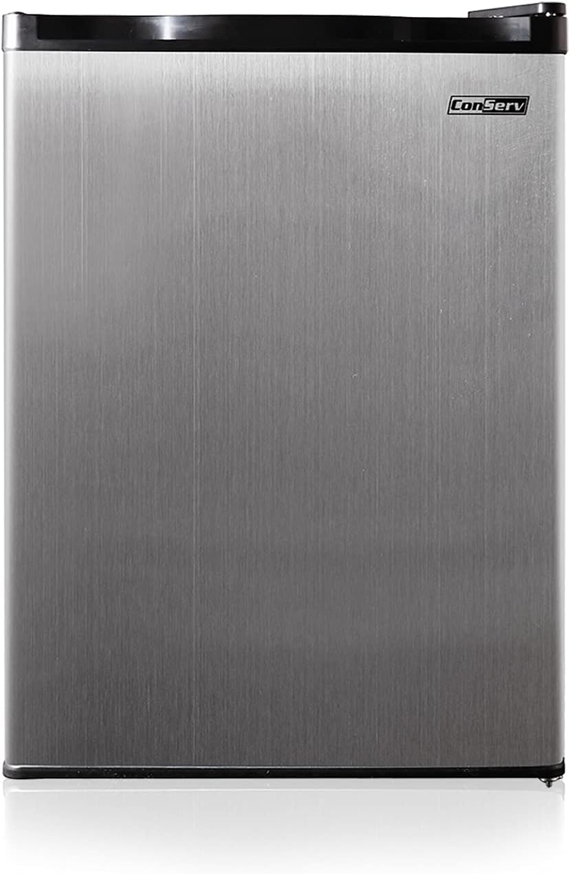 20in STAINLESS Compact Refrigerator 4.5cF Reversible Door 110V
