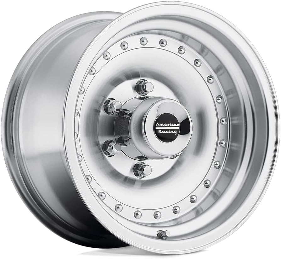 American Racing AR61 OUTLAW I 15X8 5X4.75 3.75 -19mm MACHINED - AR615861