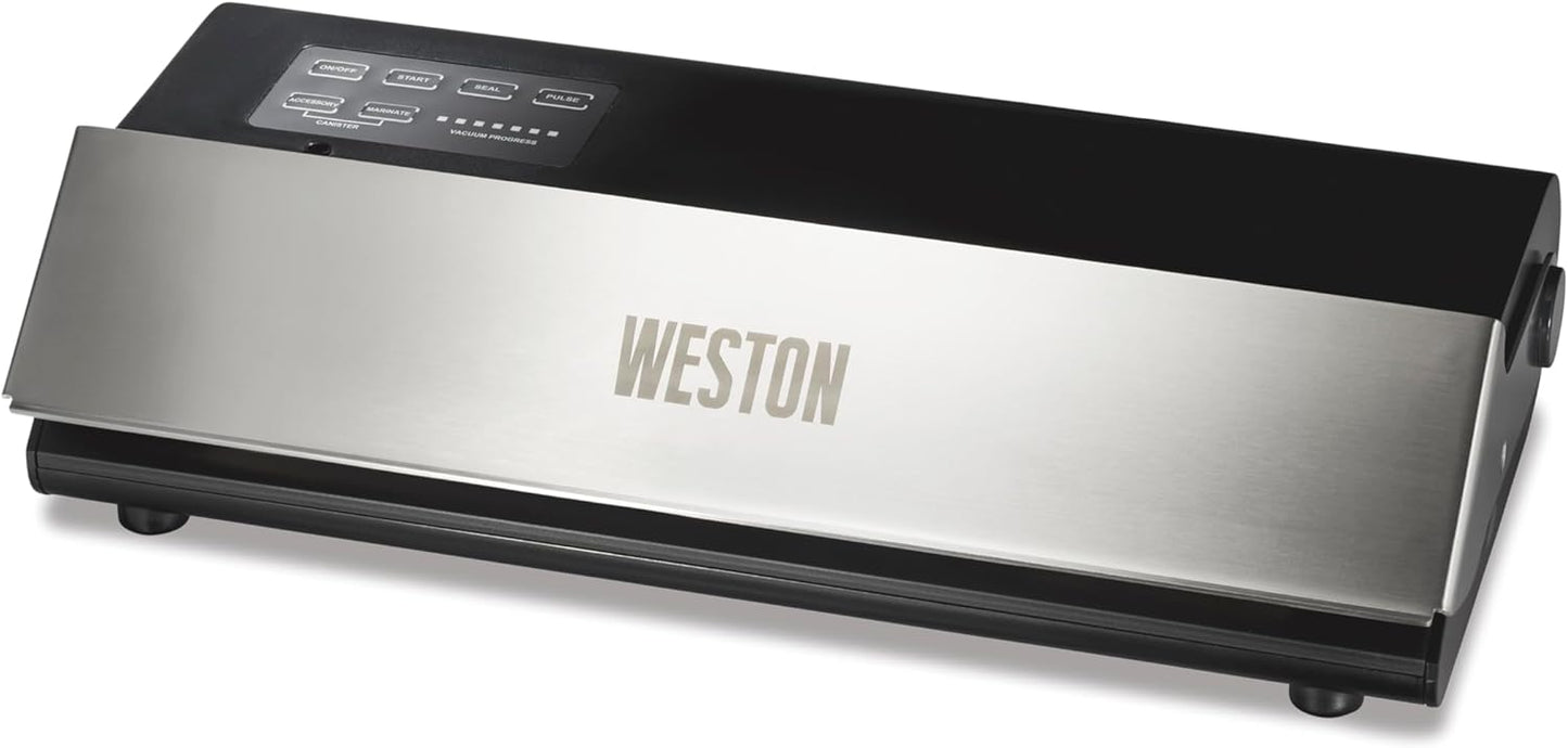 Weston 65-0501-W Professional Advantage Vacuum Sealer, 11", Stainless Steel and Black