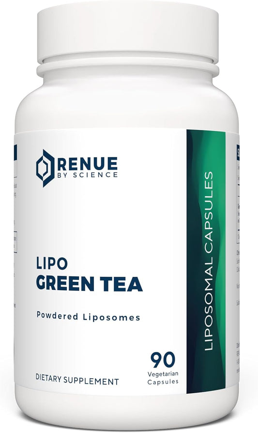 Green Tea Extract | High Strength Liposomal Supplement | 90 Capsules - 75mg Green Tea per Serving | Non-GMO | Made in The USA & Third-Party Tested
