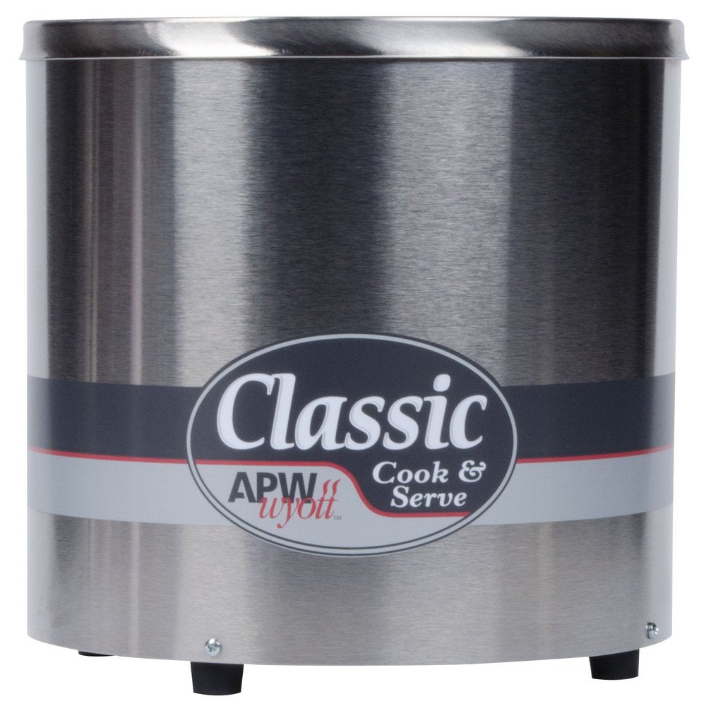 APW Wyott 7 Qt. Round Classic Countertop Cooker/Server