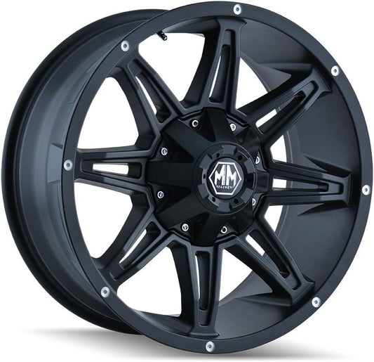 Mayhem Rampage 8090 Wheel with Matte Black Finish (18x9"/10x114.3mm)