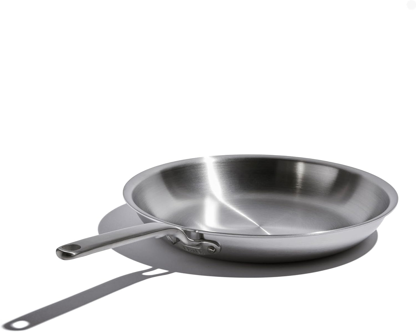 Heritage Steel Eater Series 12 Inch Frying Pan | Made in USA | 5-Ply Fully Clad Stainless Steel | Stay Cool Handle Design | Induction Ready & Non-Toxic
